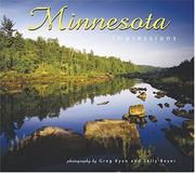 Cover of: Minnesota impressions by Ryan, Greg