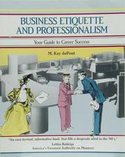 Cover of: Business etiquette and professionalism