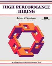 Cover of: High performance hiring
