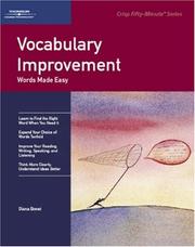 Cover of: Vocabulary improvement | Diana Bonet