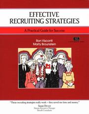 Cover of: Effective recruiting strategies: taking a marketing approach