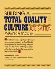 Cover of: Building a Total Quality Culture (50-Minute Series)