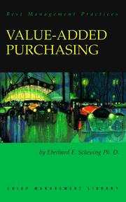 Cover of: Value-Added Purchasing: Partnering for World-Class Performance (Crisp Management Library)
