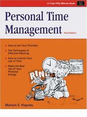 Cover of: Personal Time Management (Crisp Fifty-Minute Series)