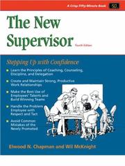 Cover of: The new supervisor by Elwood N. Chapman