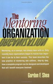 Cover of: the mentoring organization
