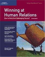 Cover of: Winning at human relations: how to keep from sabotaging yourself