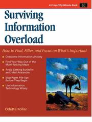 Cover of: Crisp: Surviving Information Overload by Odette Pollar