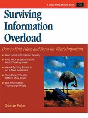 Cover of: Crisp: Surviving Information Overload by Odette Pollar, Odette Pollar