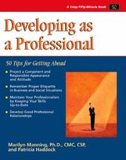 Cover of: Crisp: Developing as a Professional: 50 Tips for Getting Ahead (Fifty-Minute Series)