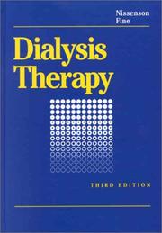 Cover of: Dialysis Therapy (Books) by Allen R. Nissenson, Richard N. Fine