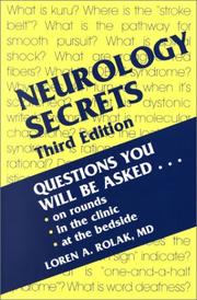 Neurology Secrets by Loren A., M.D. Rolak