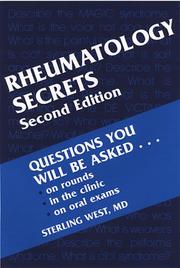Rheumatology Secrets by Sterling West