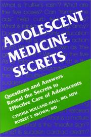 Cover of: Adolescent Medicine Secrets