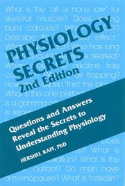 Cover of: Physiology Secrets by Hershel Raff