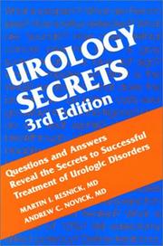 Cover of: Urology Secrets by Martin I. Resnick, Andrew C. Novick