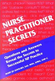 Nurse Practitioner Secrets by Mary Jo Goolsby
