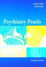 Cover of: Psychiatry pearls by Alex Kolevzon