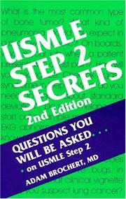 USMLE Step 2 Secrets by Adam Brochert