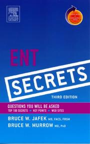 Cover of: ENT Secrets