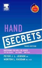 Cover of: Hand secrets