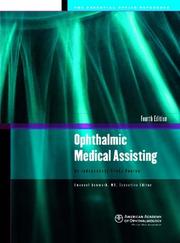 Cover of: Ophthalmic medical assisting by Emanuel Newmark