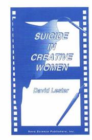 Cover of: Suicide in creative women