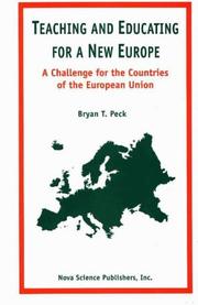 Cover of: Teaching and educating for a new Europe: a challenge for the countries of the European Union