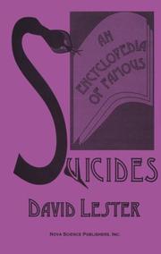 Cover of: An encyclopedia of famous suicides