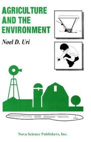 Cover of: Agriculture and the environment