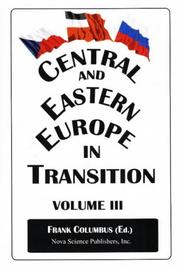 Cover of: Central and Eastern Europe in Transition