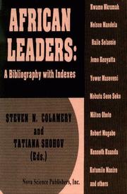 Cover of: African leaders | S. N. Colamery
