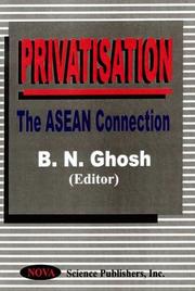 Cover of: Privatisation: The Asean Connection