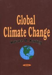 Cover of: Global climate change by Horace M. Karling, editor.