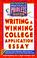 Cover of: Writing a winning college application essay