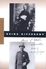 Cover of: Being different: stories of Utah's minorities