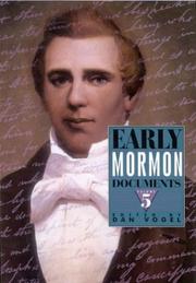 Cover of: Early Mormon Documents, Vol. 5