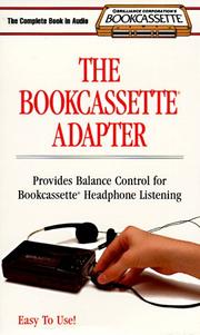 Cover of: Book-Cassette Adapter by Brilliance Corporation