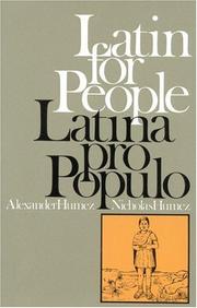 Cover of: Latin for People : Latina Pro Populo