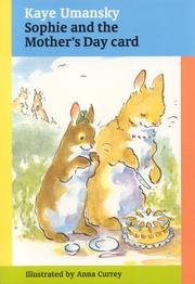 Cover of: Sophie and the Mother's Day card by Kaye Umansky