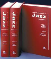 Cover of: The New Grove Dictionary of Jazz: 3 volumes (New Grove Dictionary of Jazz)