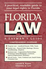 Florida law by Gerald B. Keane