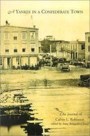 A Yankee in a Confederate town by Calvin L. Robinson