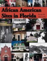 Cover of: African American Sites in Florida