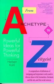 Cover of: From Archetype to Zeitgeist by Herbert Kohl