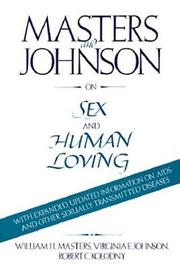 Cover of: Masters and Johnson on sex and human loving