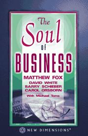 Cover of: The soul of business