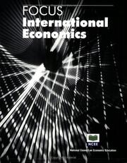 Cover of: Focus: International Economics (Focus)