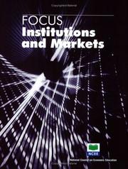 Institutions and markets by Don R. Leet, George Horwich, Ron R. Leet, Sandra J. Odorzynski