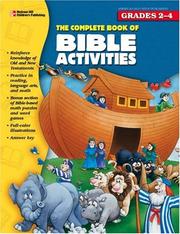 Cover of: The Complete Book of Bible Activities